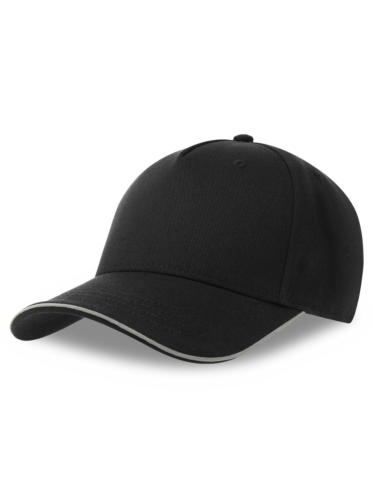 Baseball Caps Reflect-S Schwarz bestickbar und bedruckbar – LA1970