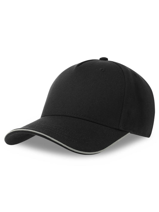 Baseball Caps Reflect-S Schwarz bestickbar und bedruckbar – LA1970