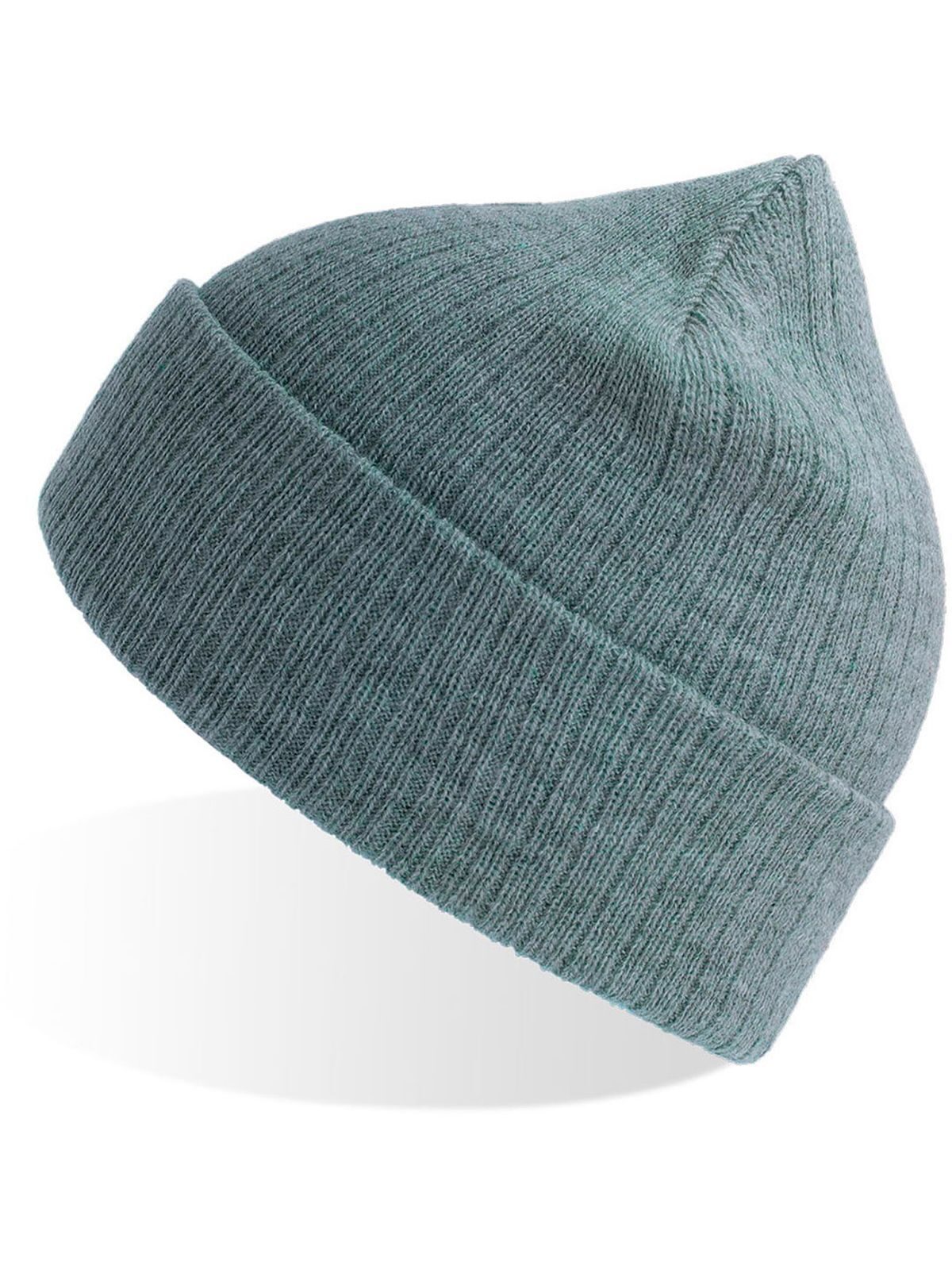 Beanies Rio Hellgrau meliert bestickbar und bedruckbar – LA1970