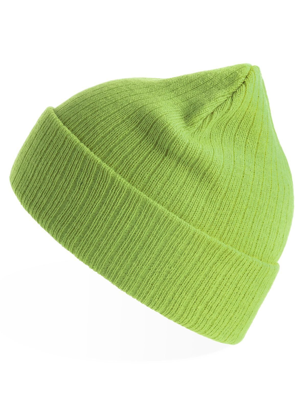 Beanies Rio acid green bestickbar und bedruckbar – LA1970