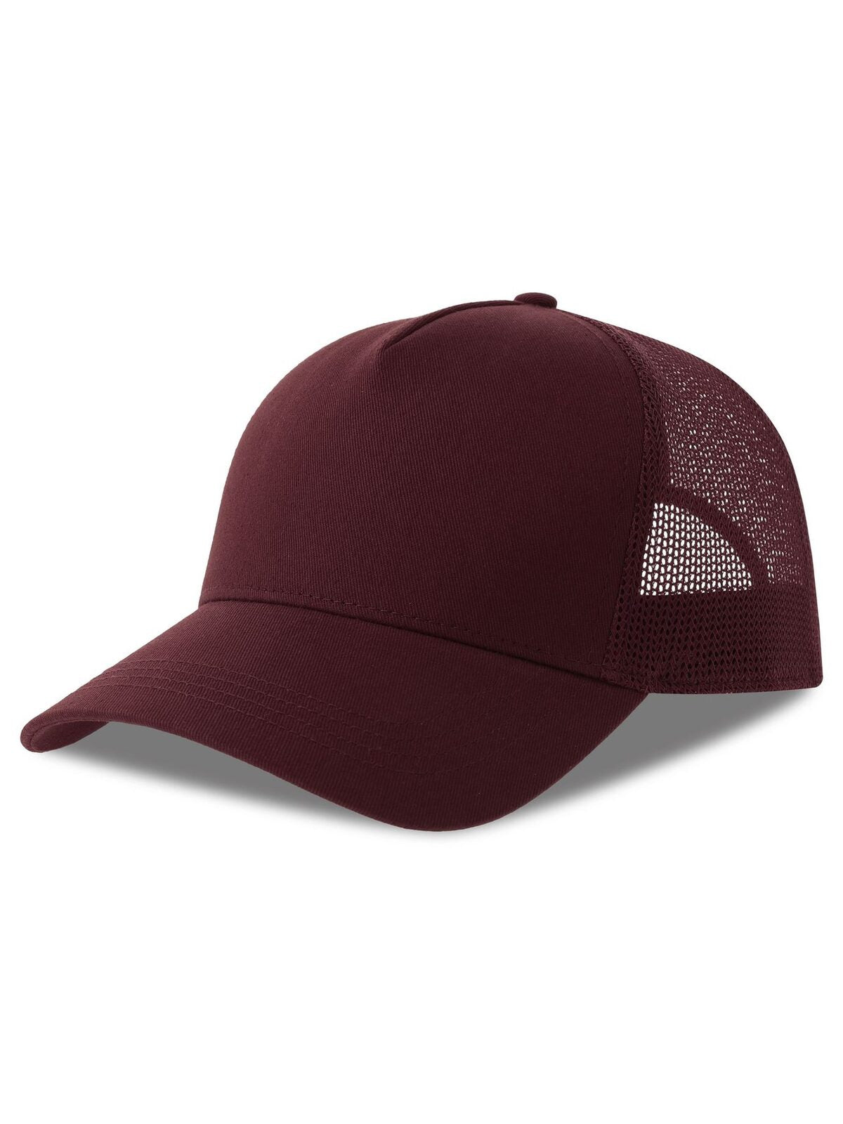 Trucker Caps Rapper Cotton-S burgundy-burgundy bestickbar und bedruckbar – LA1970
