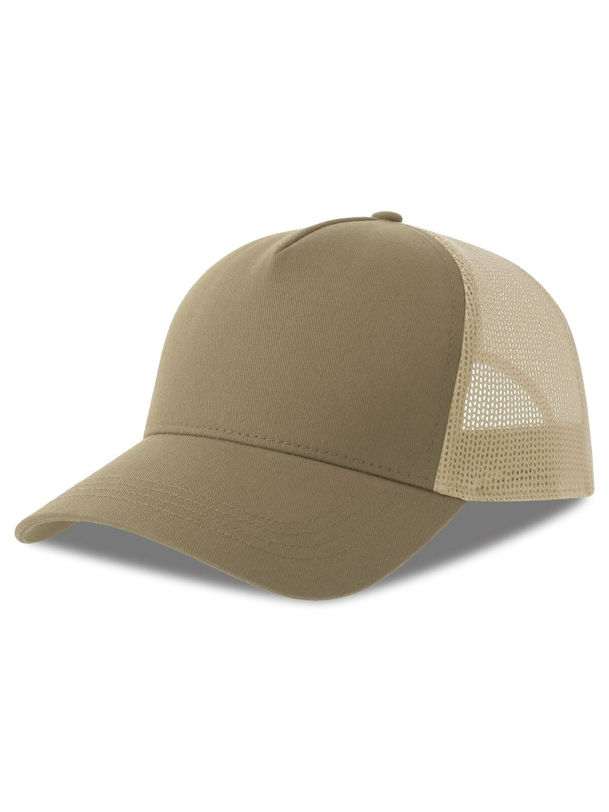 Trucker Caps Rapper Cotton-S khaki-stone bestickbar und bedruckbar – LA1970