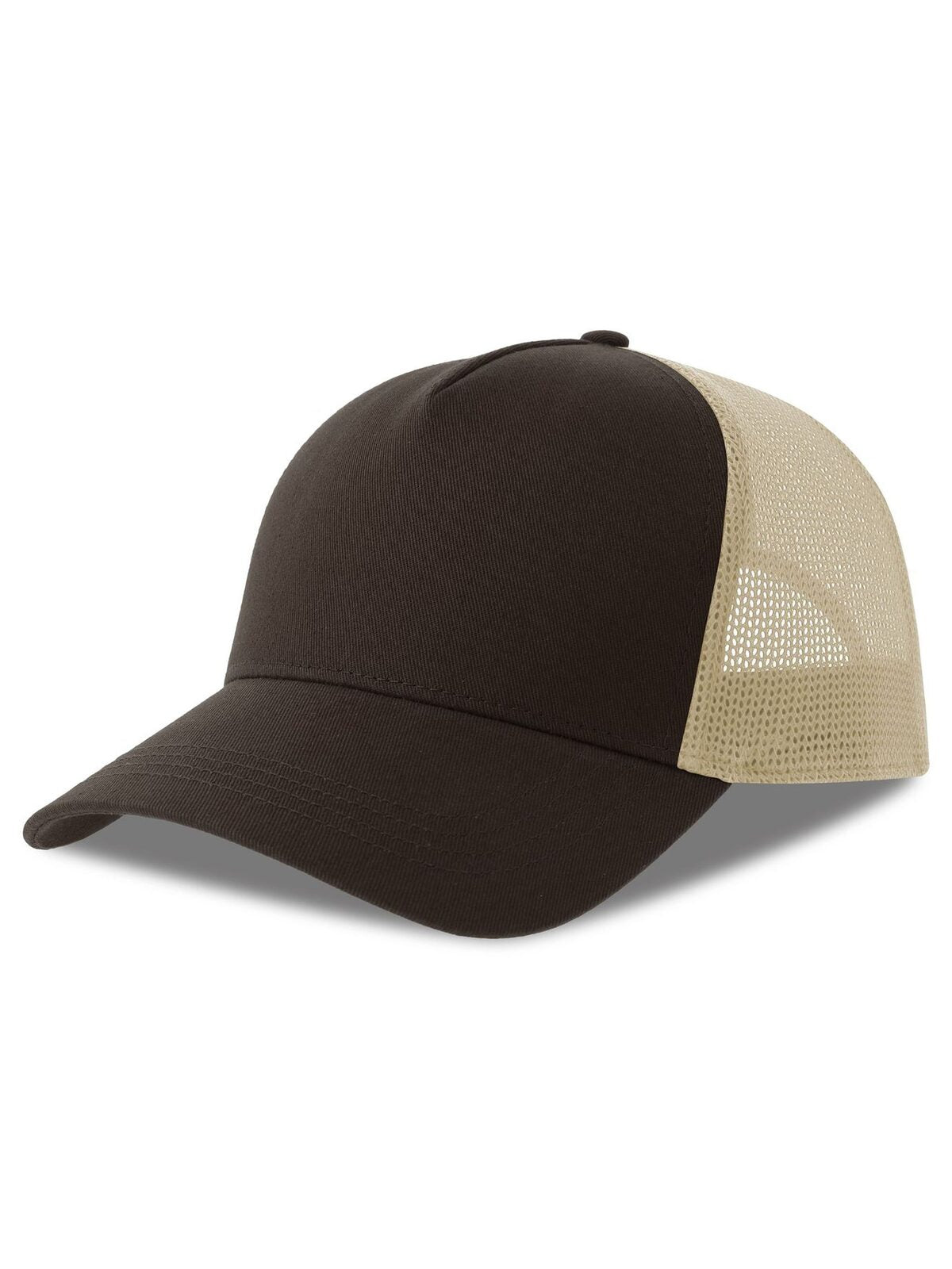 Trucker Caps Rapper Cotton-S brown-stone bestickbar und bedruckbar – LA1970
