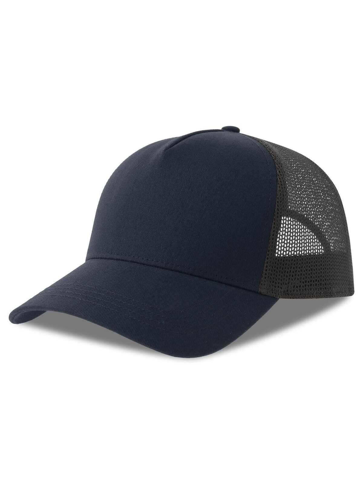 Trucker Caps Rapper Cotton-S Marineblau-dark Grau bestickbar und bedruckbar – LA1970