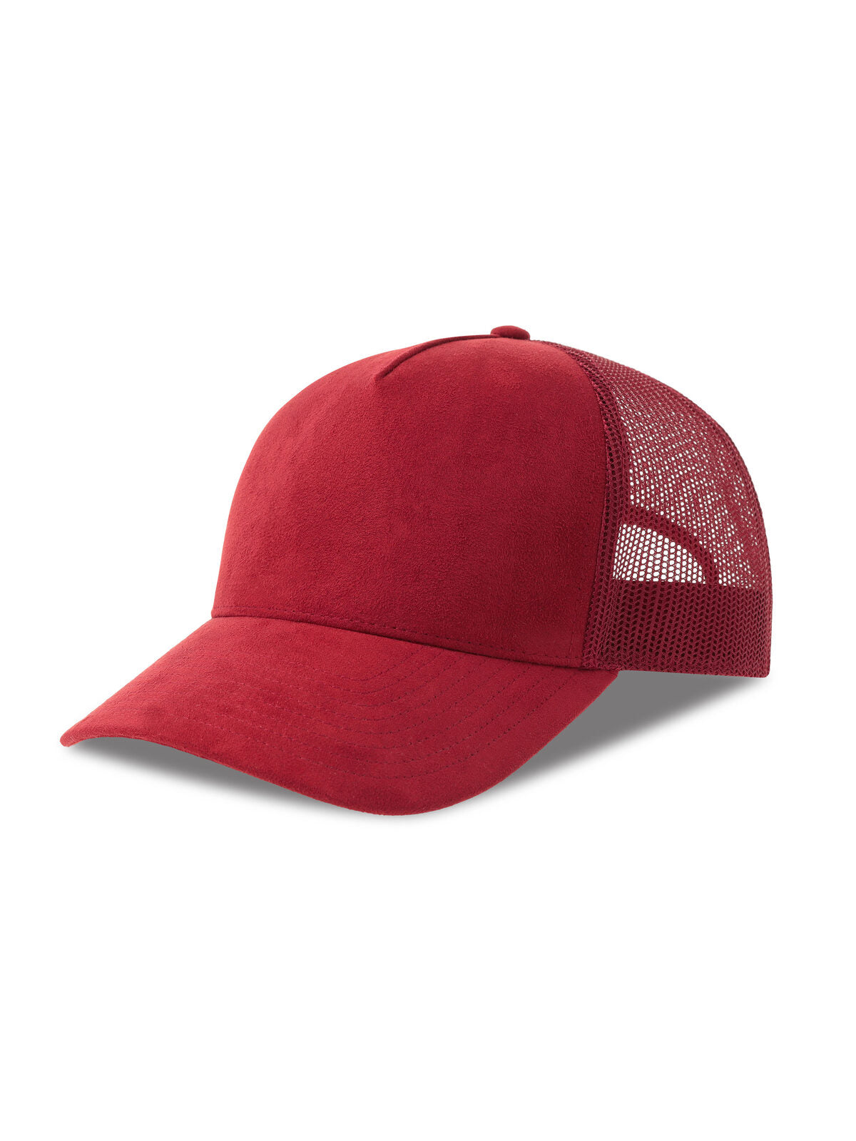 Trucker Caps Rapper Suede-S cardinal bestickbar und bedruckbar – LA1970