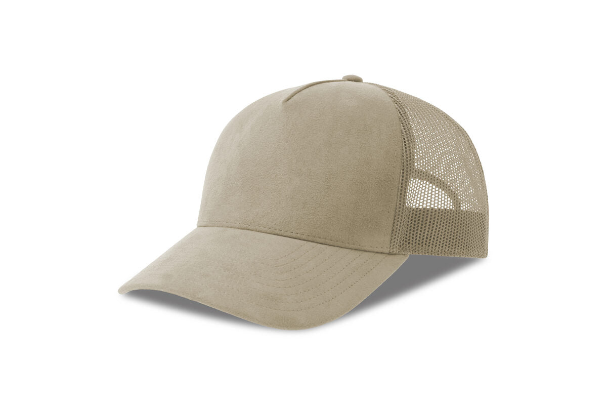 Trucker Caps Rapper Suede-S Stein bestickbar und bedruckbar – LA1970