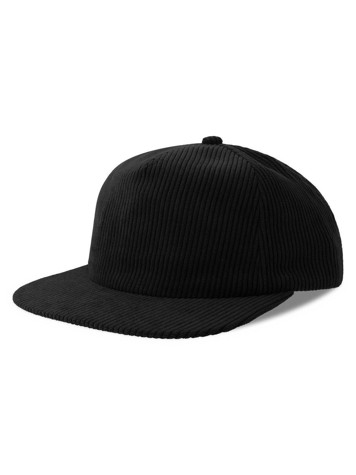 Flat Caps Severny Schwarz bestickbar und bedruckbar – LA1970