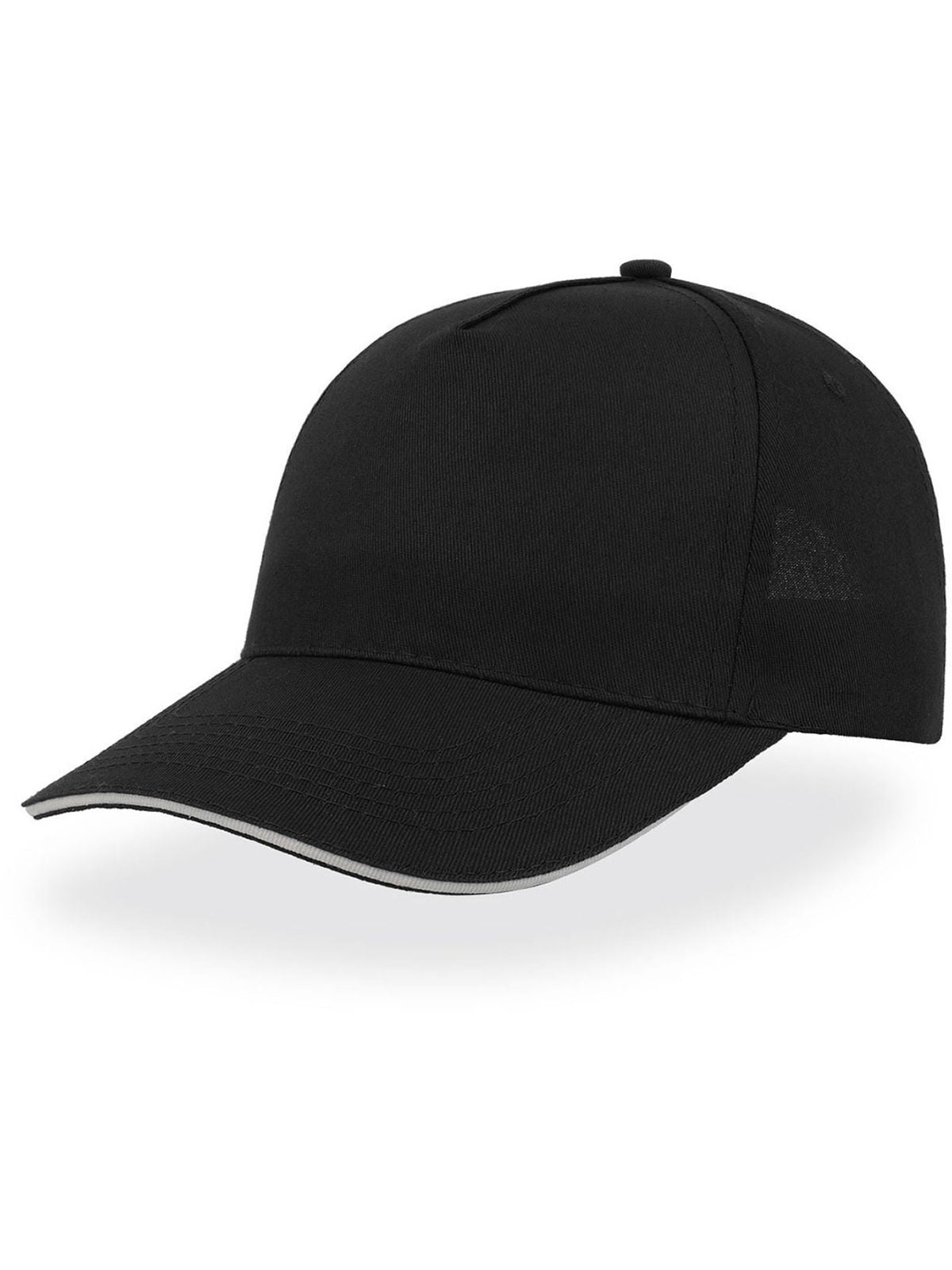 Baseball Caps Start Five Sandwich Schwarz-Weiß bestickbar und bedruckbar – LA1970