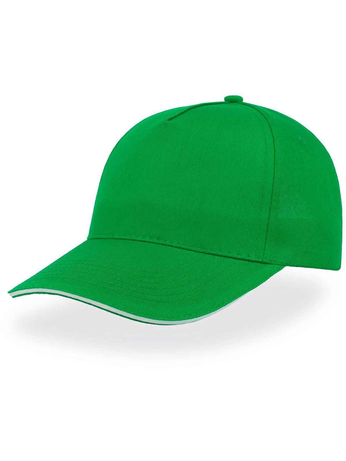 Baseball Caps Start Five Sandwich green-Weiß bestickbar und bedruckbar – LA1970
