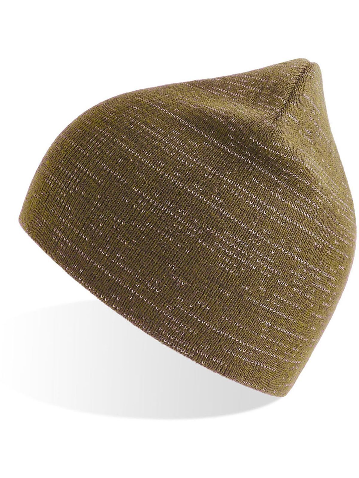 Beanies Shine Oliv bestickbar und bedruckbar – LA1970