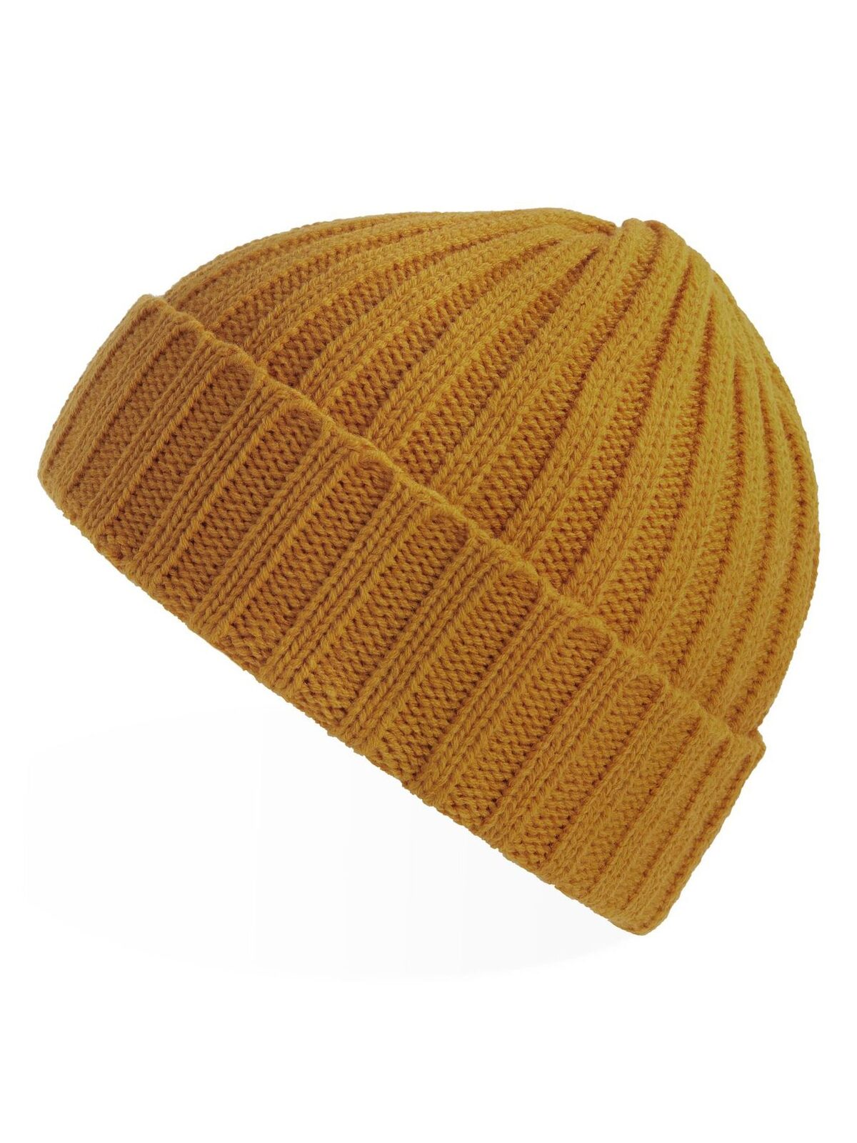 Beanie Shore – individuell veredelbar | LA1970 in mustard