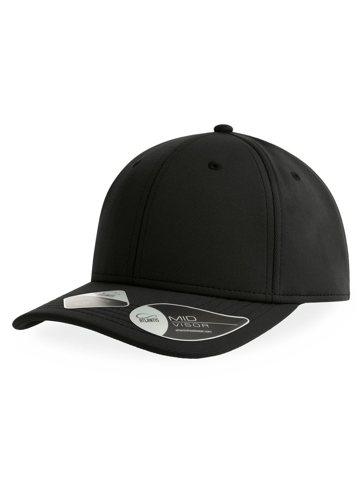 Baseball Caps Skye Schwarz bestickbar und bedruckbar – LA1970