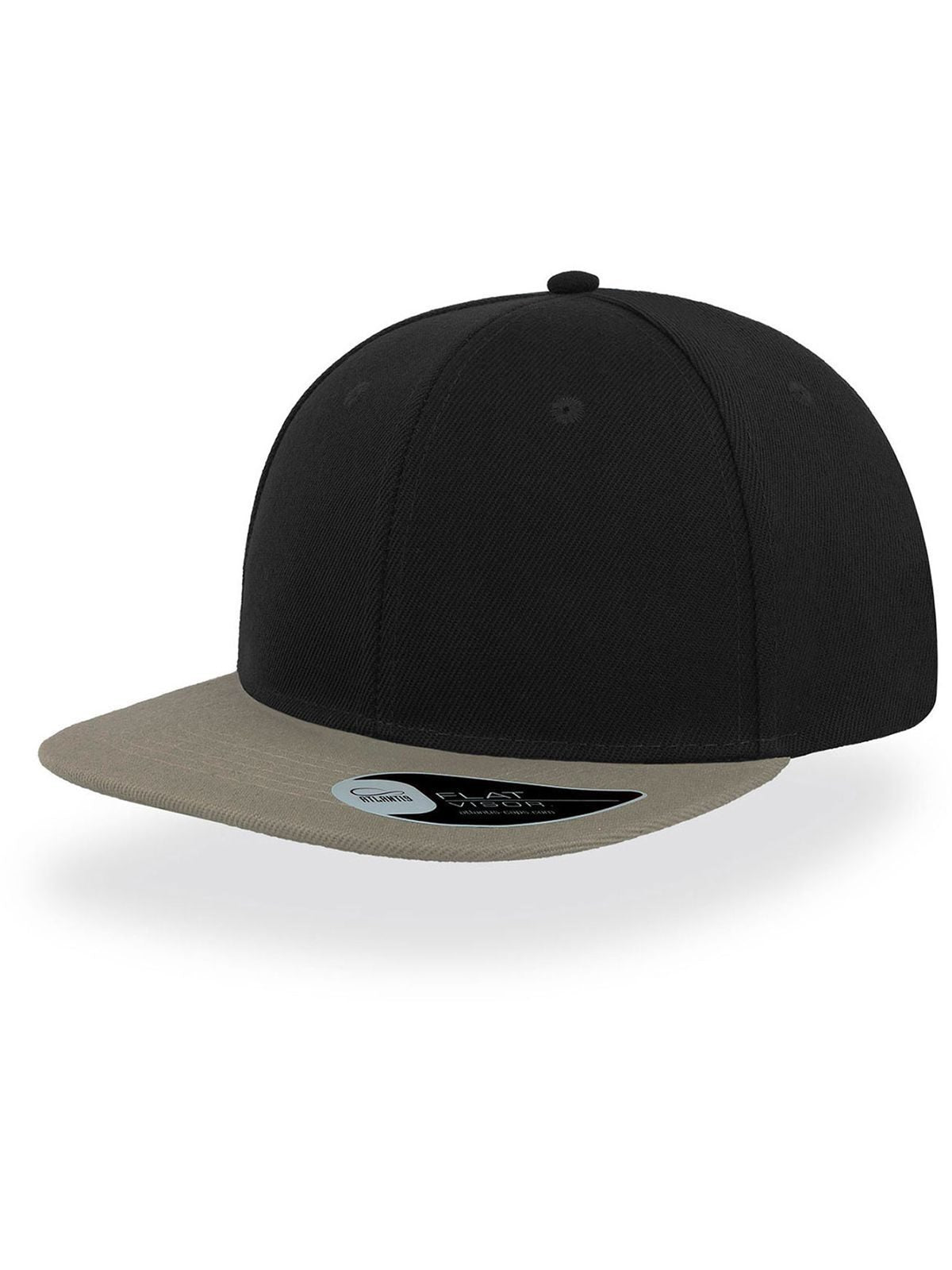 Baseball Caps Snap Back Schwarz-Grau bestickbar und bedruckbar – LA1970