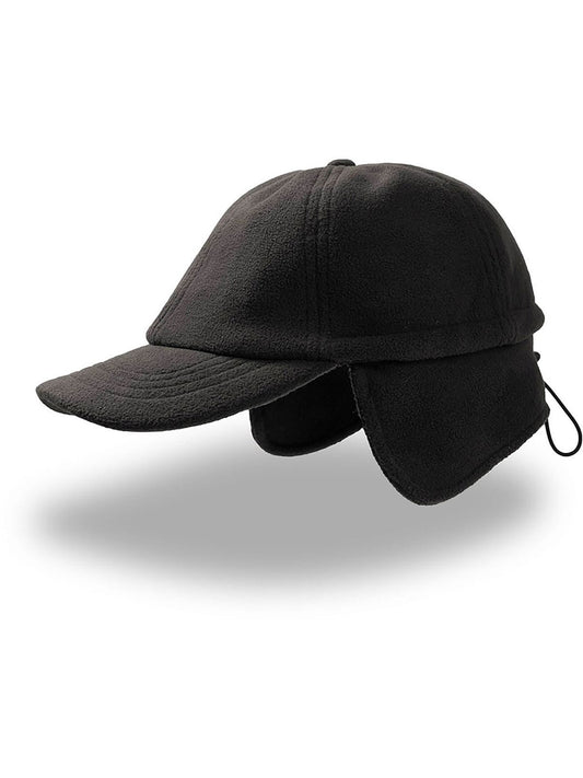 Baseball Caps Snow Flap Stopper Schwarz bestickbar und bedruckbar – LA1970