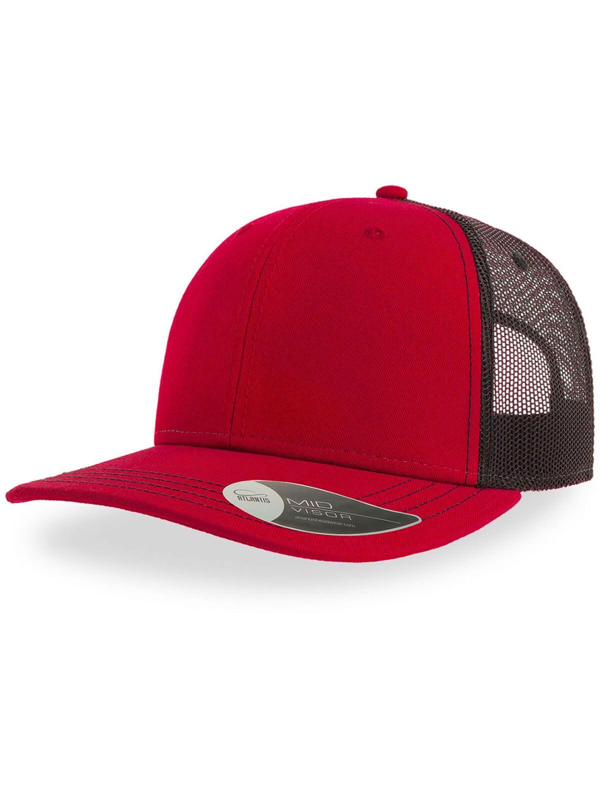 Trucker Caps Sonic cardinal-Schwarz bestickbar und bedruckbar – LA1970