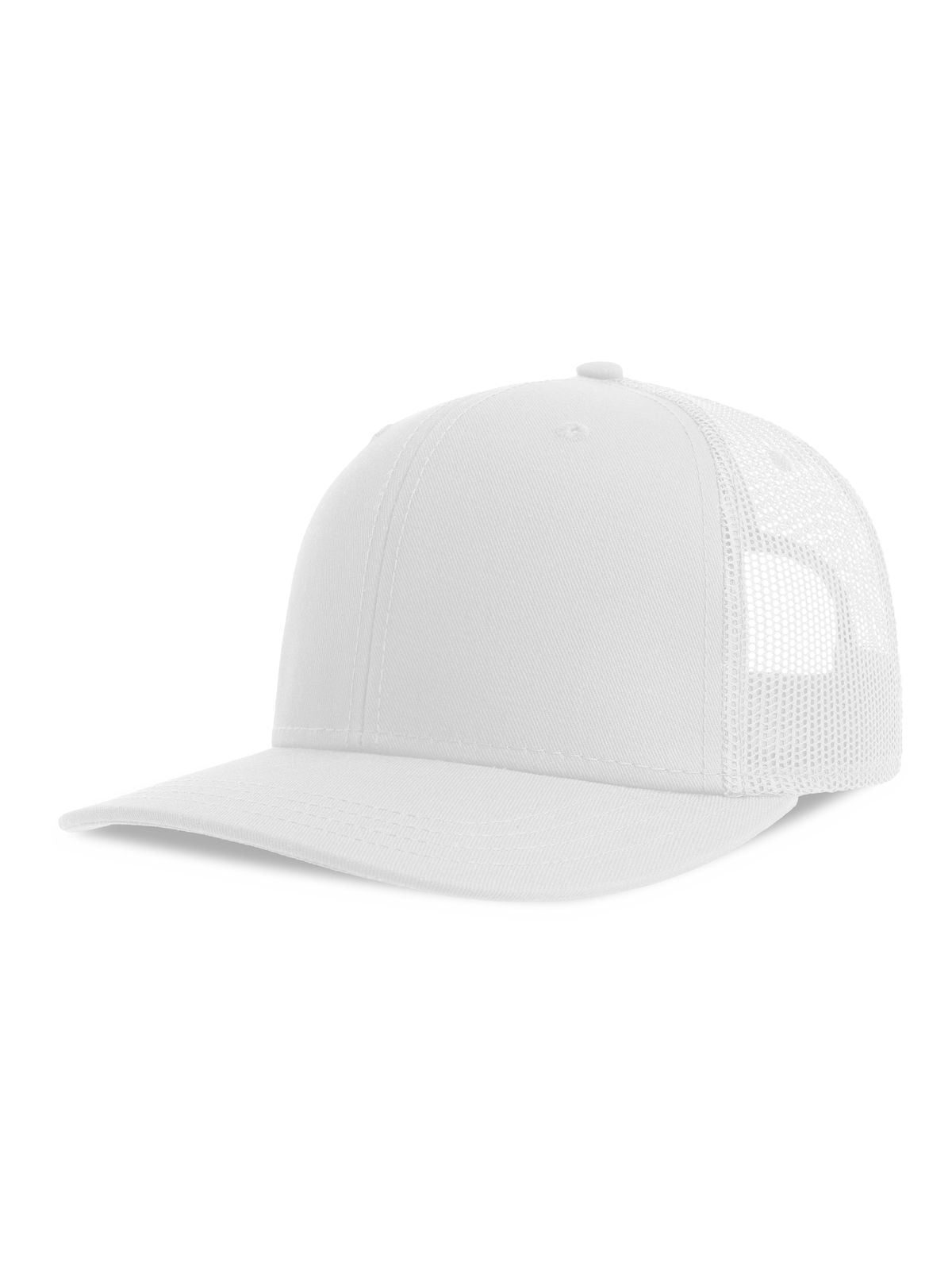 Trucker Caps Sonic-S Weiß-Weiß bestickbar und bedruckbar – LA1970
