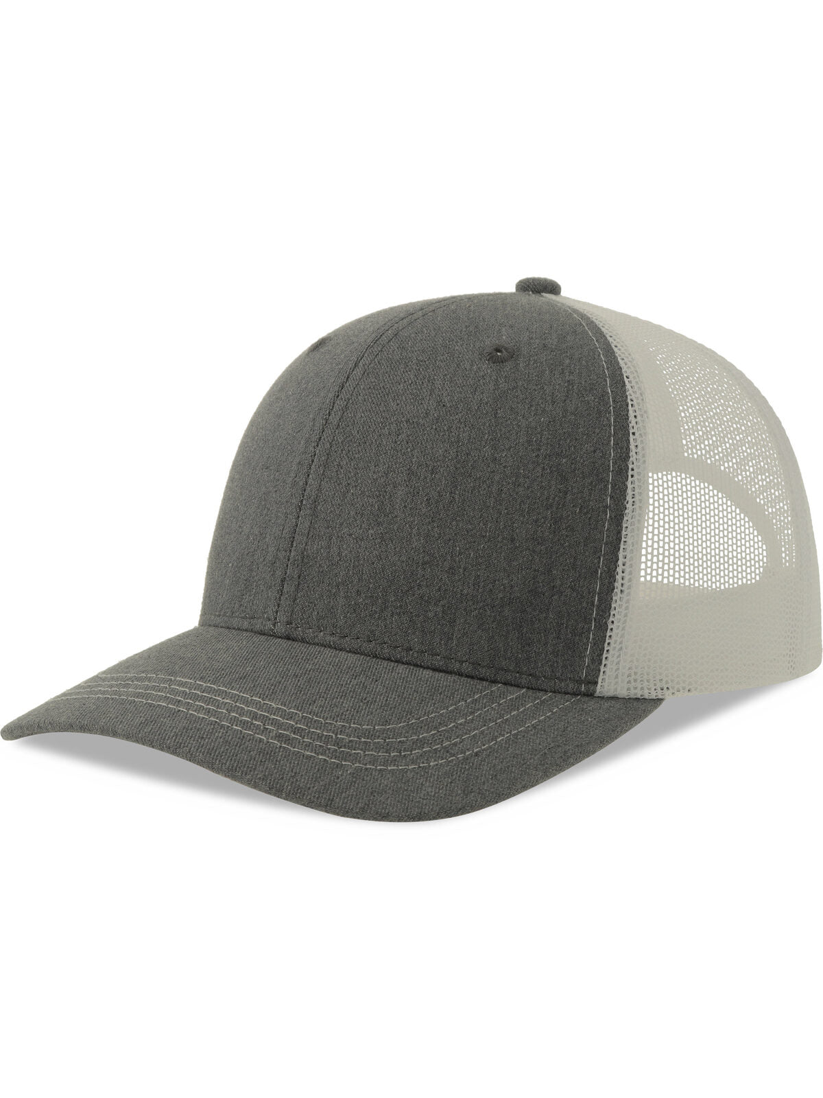 Trucker Caps Sonic-S Grau melange/Weiß bestickbar und bedruckbar – LA1970
