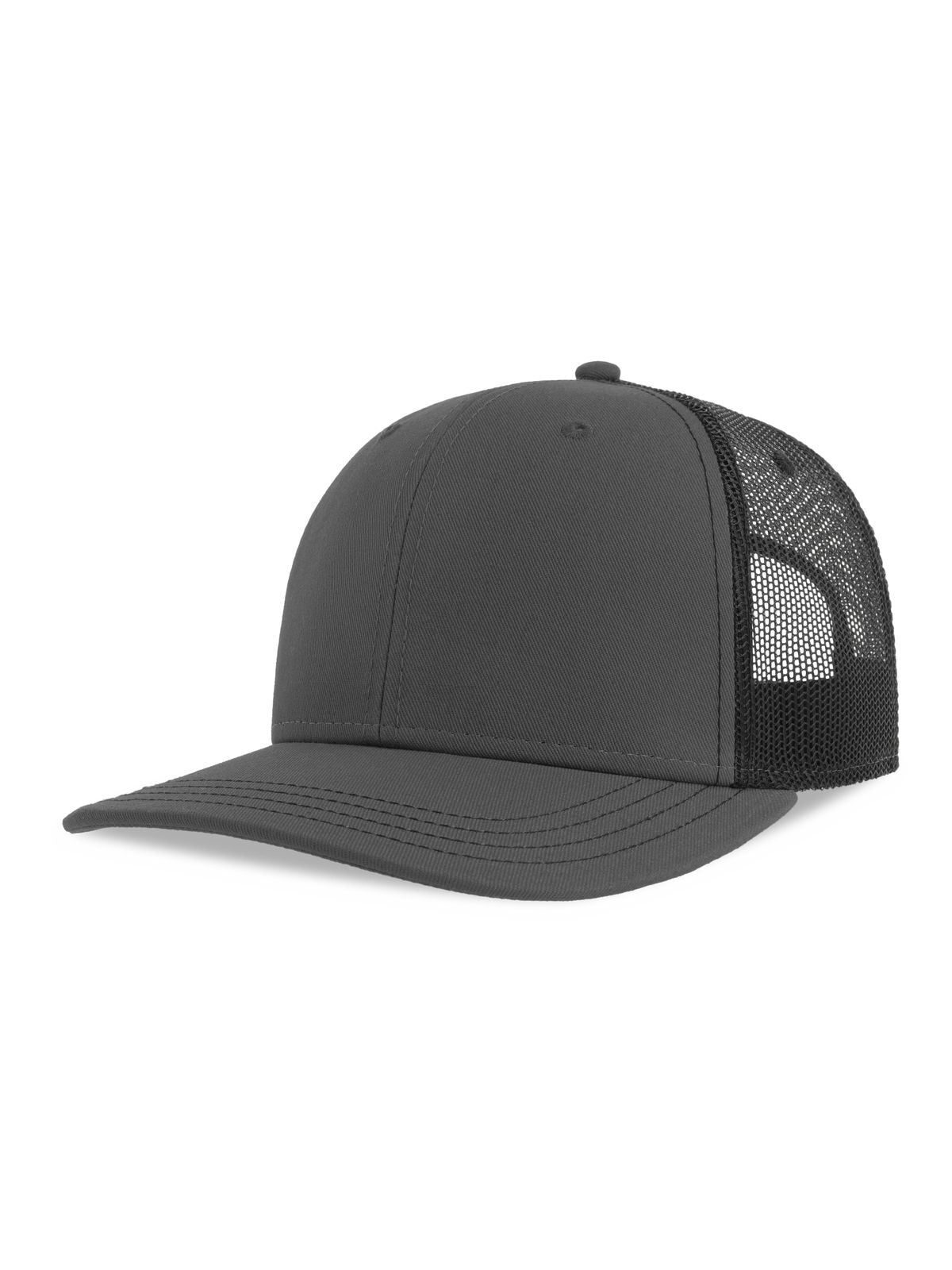 Trucker Caps Sonic-S dark Grau-Schwarz bestickbar und bedruckbar – LA1970