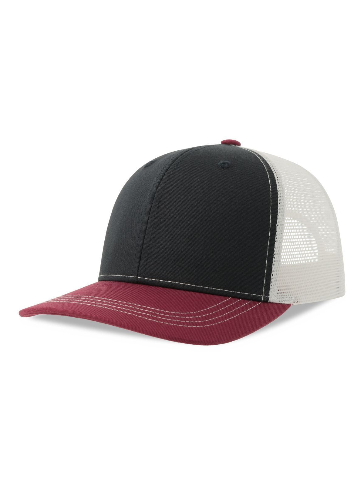 Trucker Caps Sonic-S Marineblau-cardinal-Weiß bestickbar und bedruckbar – LA1970