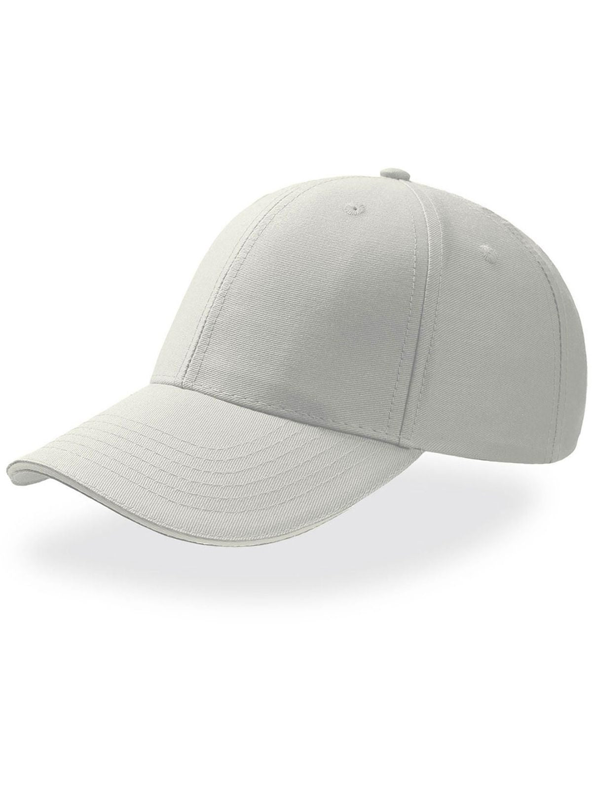 Baseball Caps Sport Sandwich Weiß-Weiß bestickbar und bedruckbar – LA1970