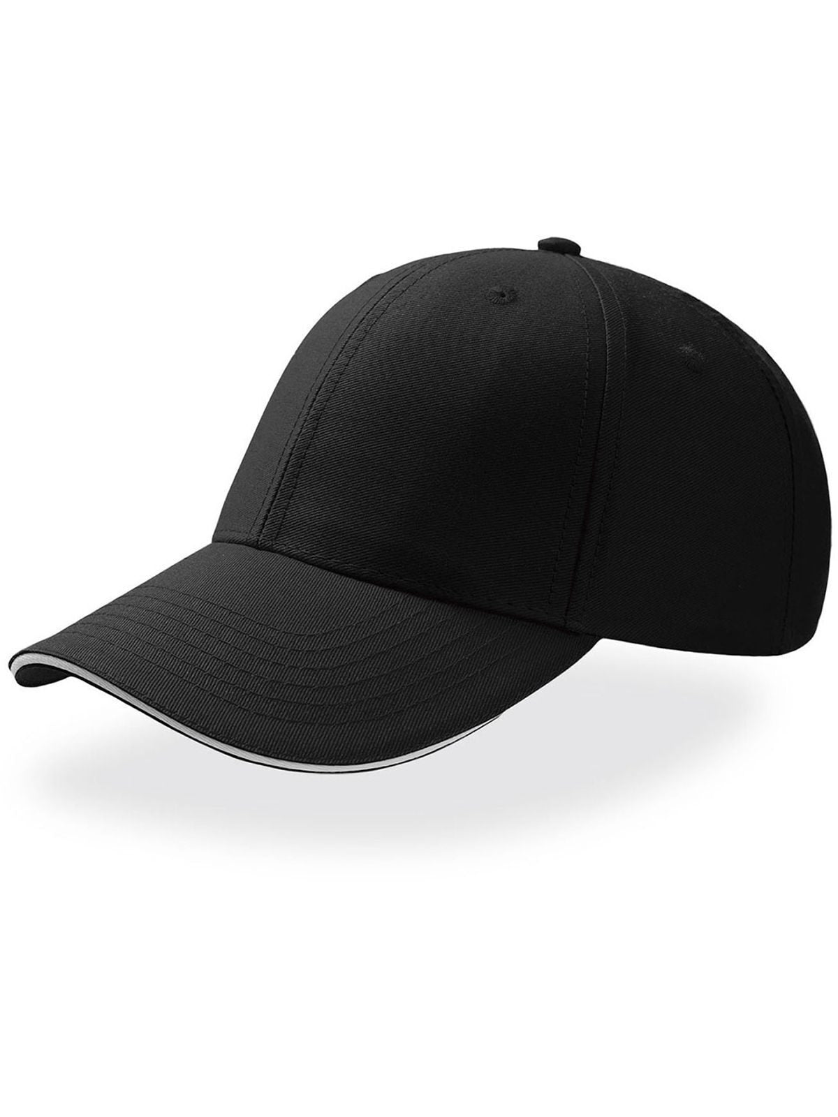 Baseball Caps Sport Sandwich Schwarz bestickbar und bedruckbar – LA1970