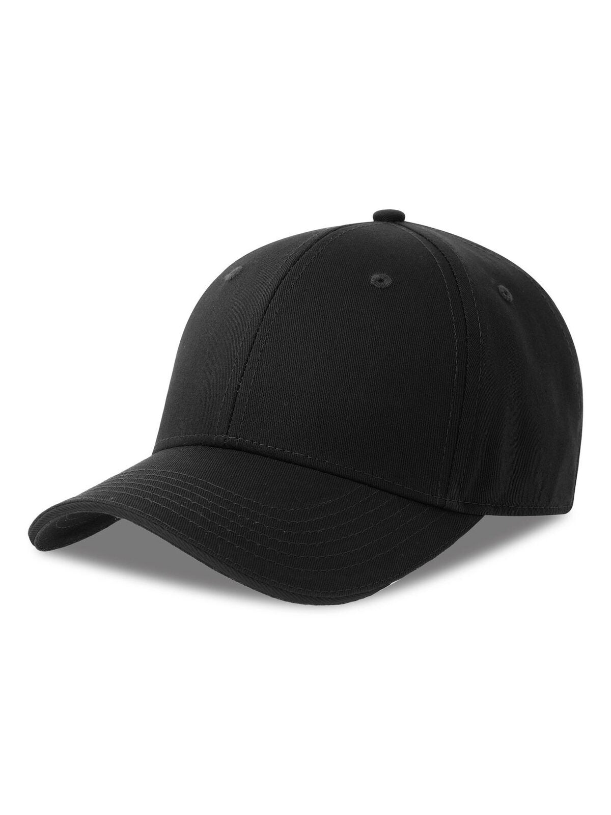 Baseball Caps Sport sandwich-S Schwarz-Schwarz bestickbar und bedruckbar – LA1970