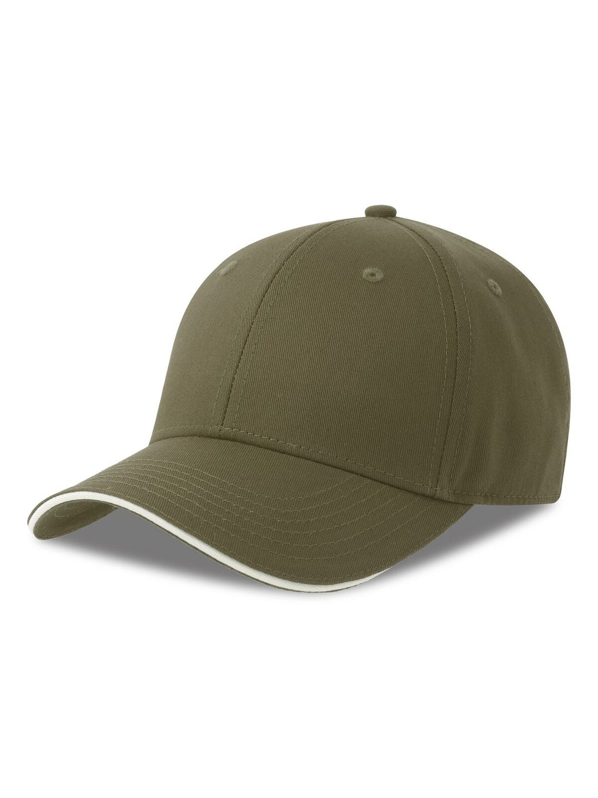 Baseball Caps Sport sandwich-S Oliv bestickbar und bedruckbar – LA1970