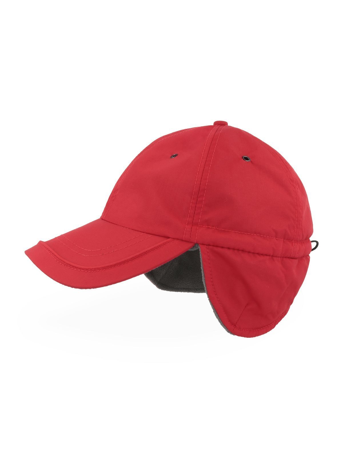 Baseball Caps Techno Flap-S Rot bestickbar und bedruckbar – LA1970
