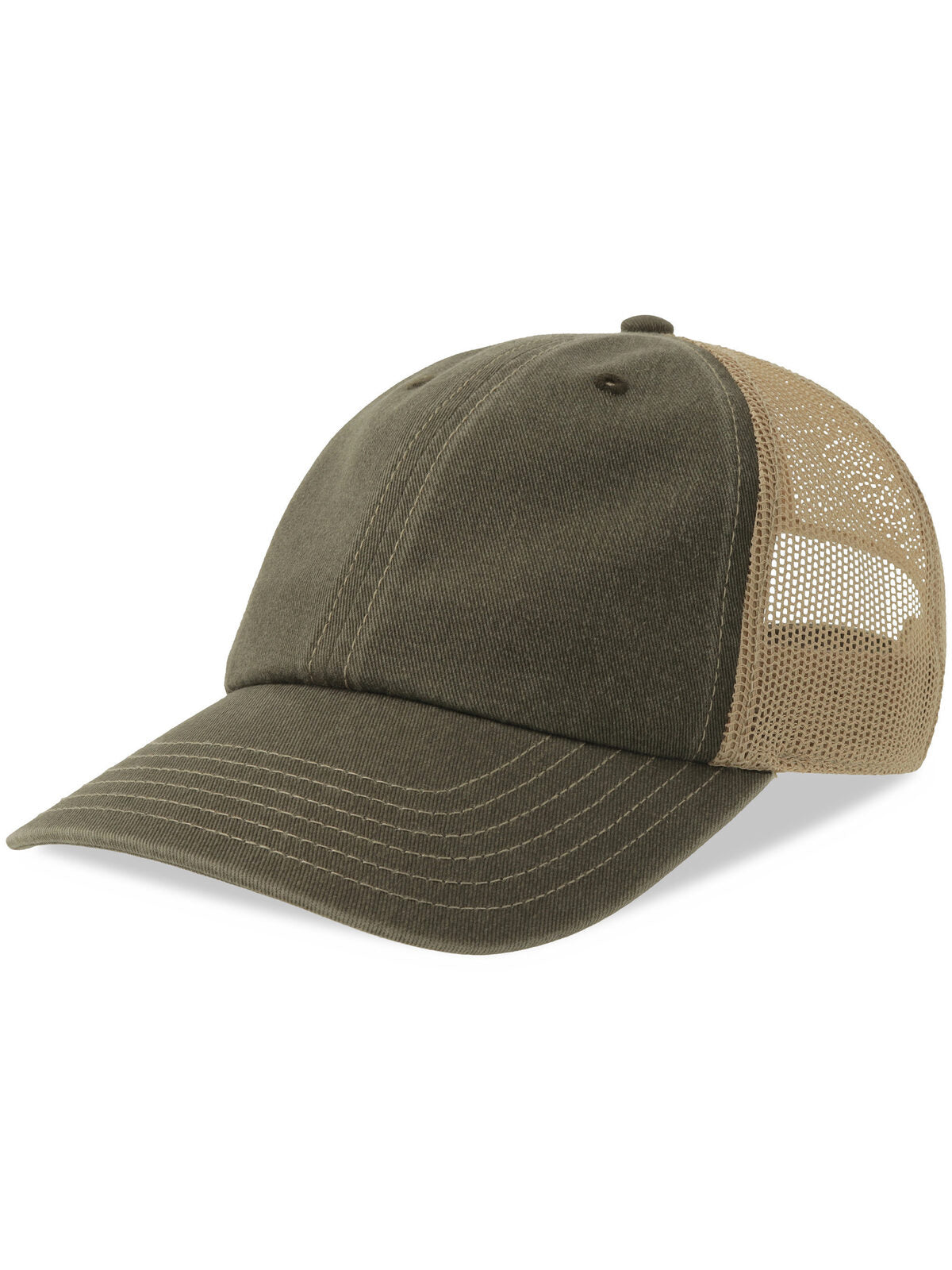 Baseball Caps Teon olive-khaki bestickbar und bedruckbar – LA1970