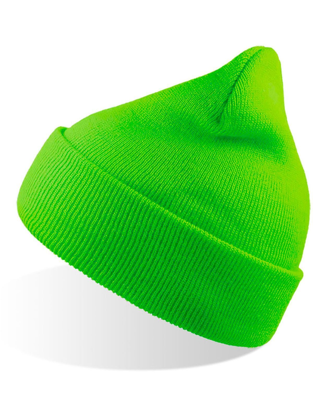 Beanies Wind green fluo bestickbar und bedruckbar – LA1970