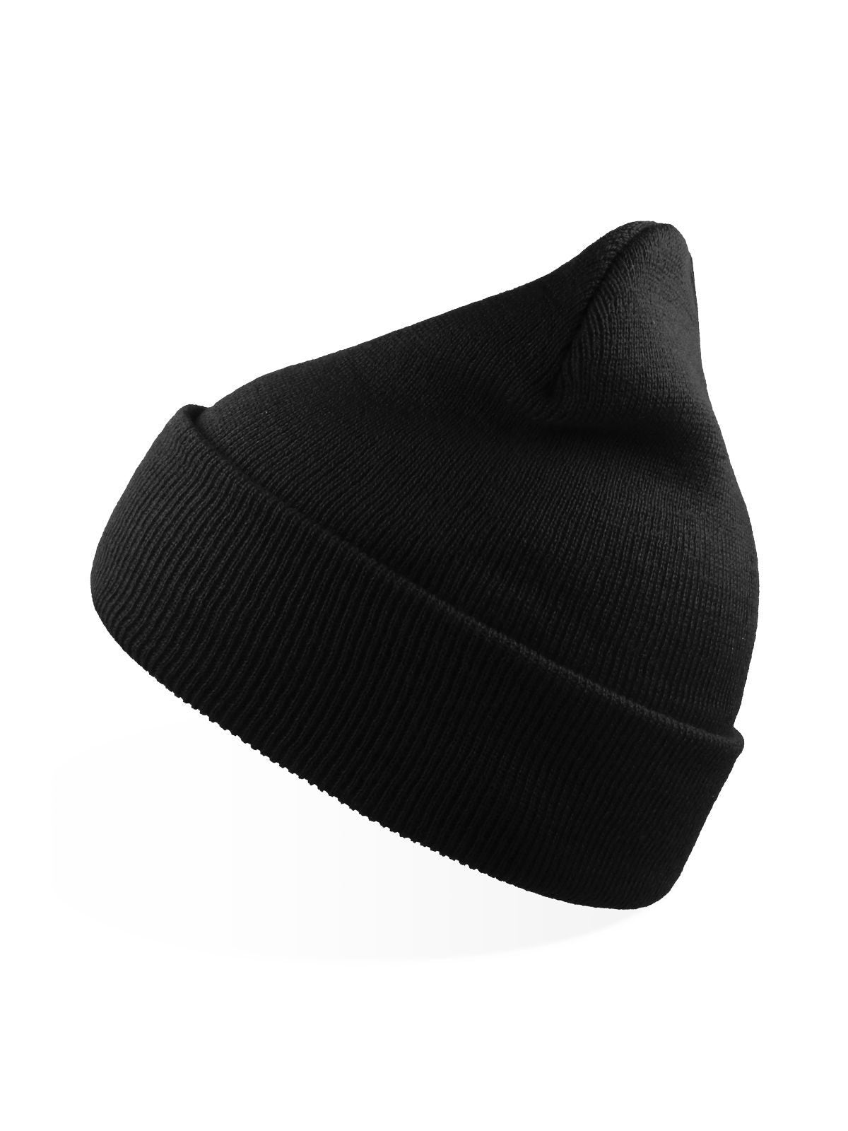 Beanies Wind-S Schwarz bestickbar und bedruckbar – LA1970
