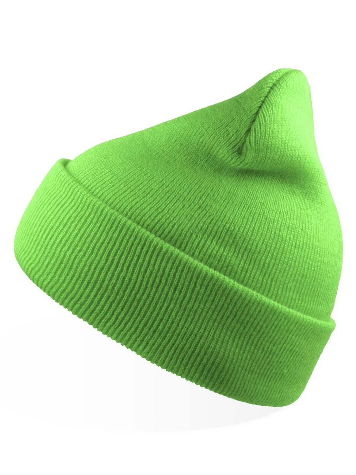 Beanies Wind-S green fluo bestickbar und bedruckbar – LA1970