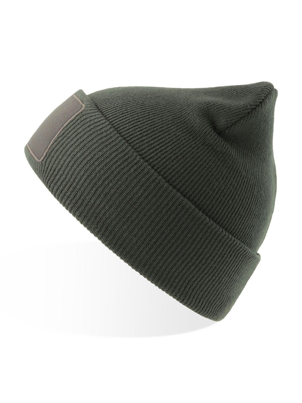 Beanies Wind-S With Patch Dunkelgrau bestickbar und bedruckbar – LA1970