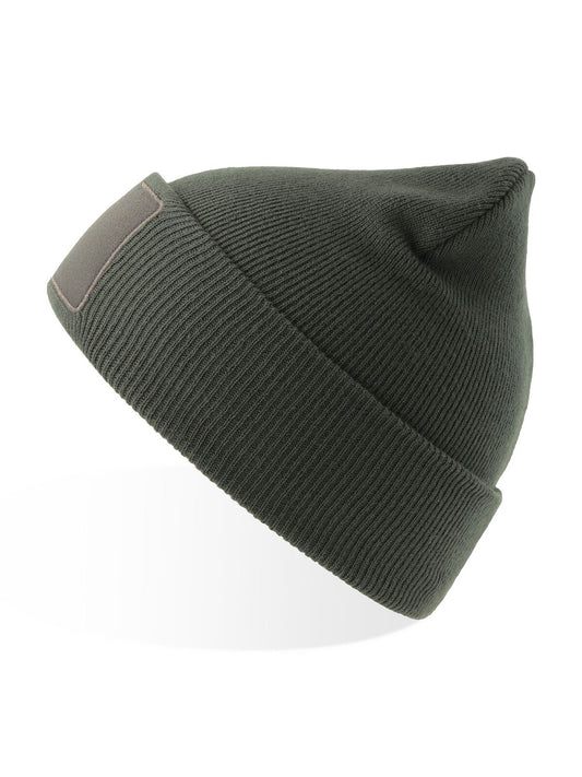 Beanies Wind-S With Patch Dunkelgrau bestickbar und bedruckbar – LA1970