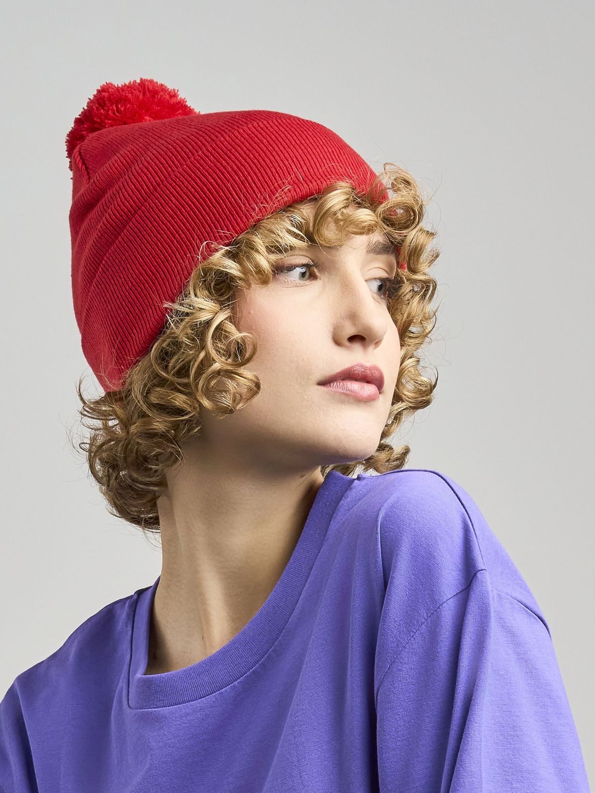 Beanies Wind-S With Pompom  bestickbar und bedruckbar – LA1970