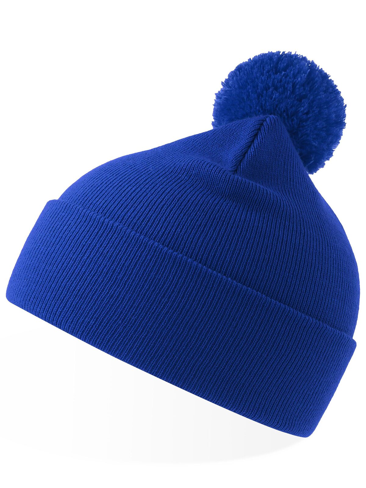 Beanies Wind-S With Pompom Royalblaublau bestickbar und bedruckbar – LA1970