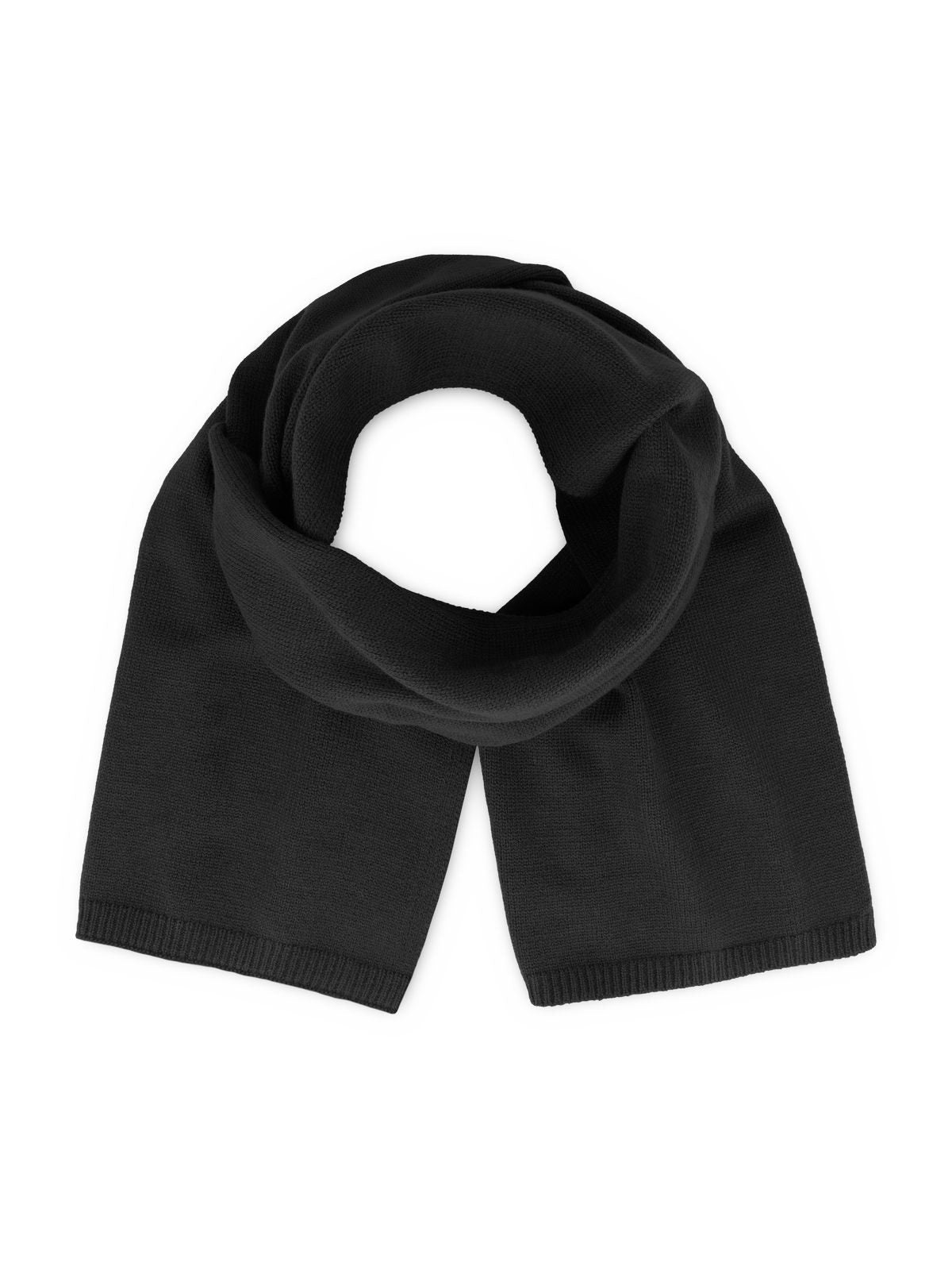 Wind Scarf-S Schal / Handschuhe – Atlantis – Farbe Schwarz – individuell veredelbar