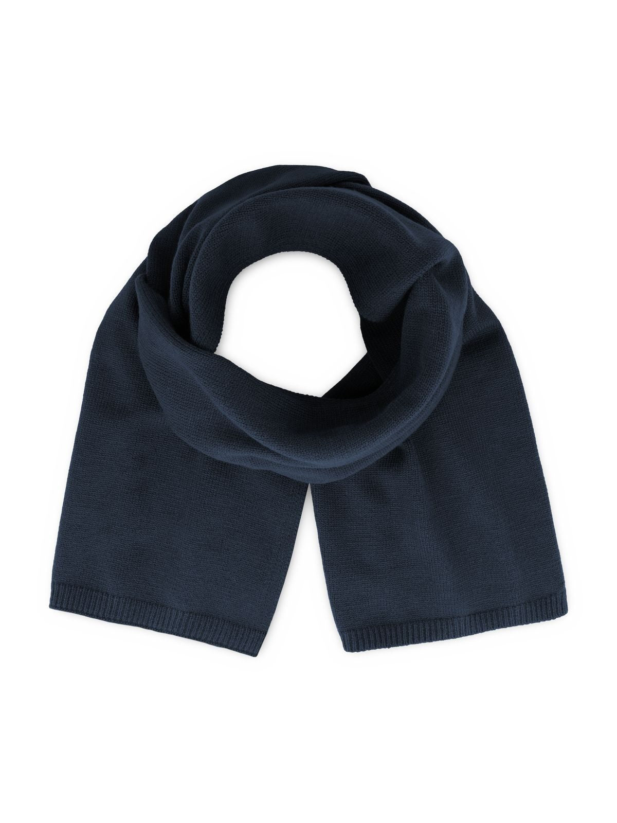 Wind Scarf-S Schal / Handschuhe – Atlantis – Farbe Navy – individuell veredelbar