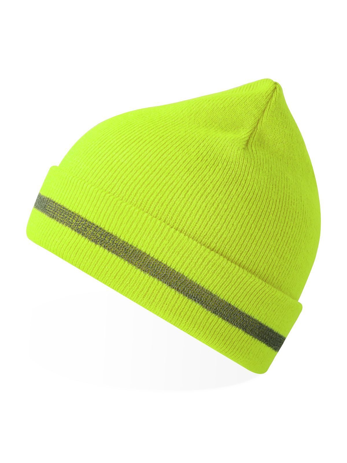 Beanies Workout-S yellow fluo bestickbar und bedruckbar – LA1970