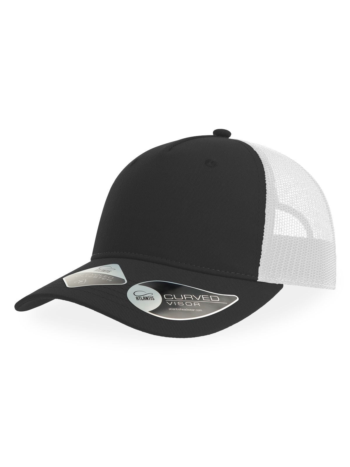 Trucker Caps Zion Schwarz-Weiß bestickbar und bedruckbar – LA1970