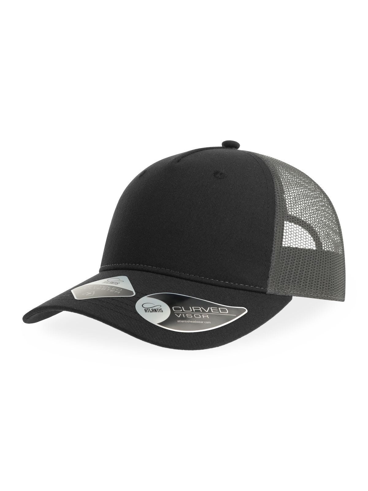 Trucker Caps Zion Schwarz-dark Grau bestickbar und bedruckbar – LA1970