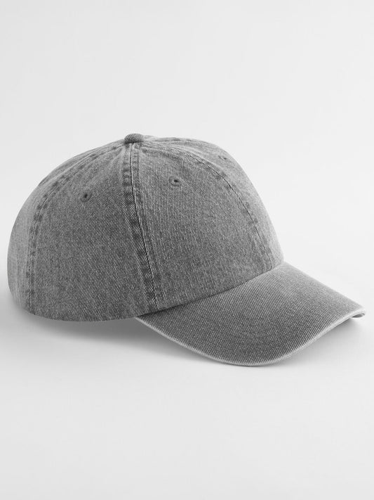 Baseball Caps DENIM CAP acid Grau bestickbar und bedruckbar – LA1970
