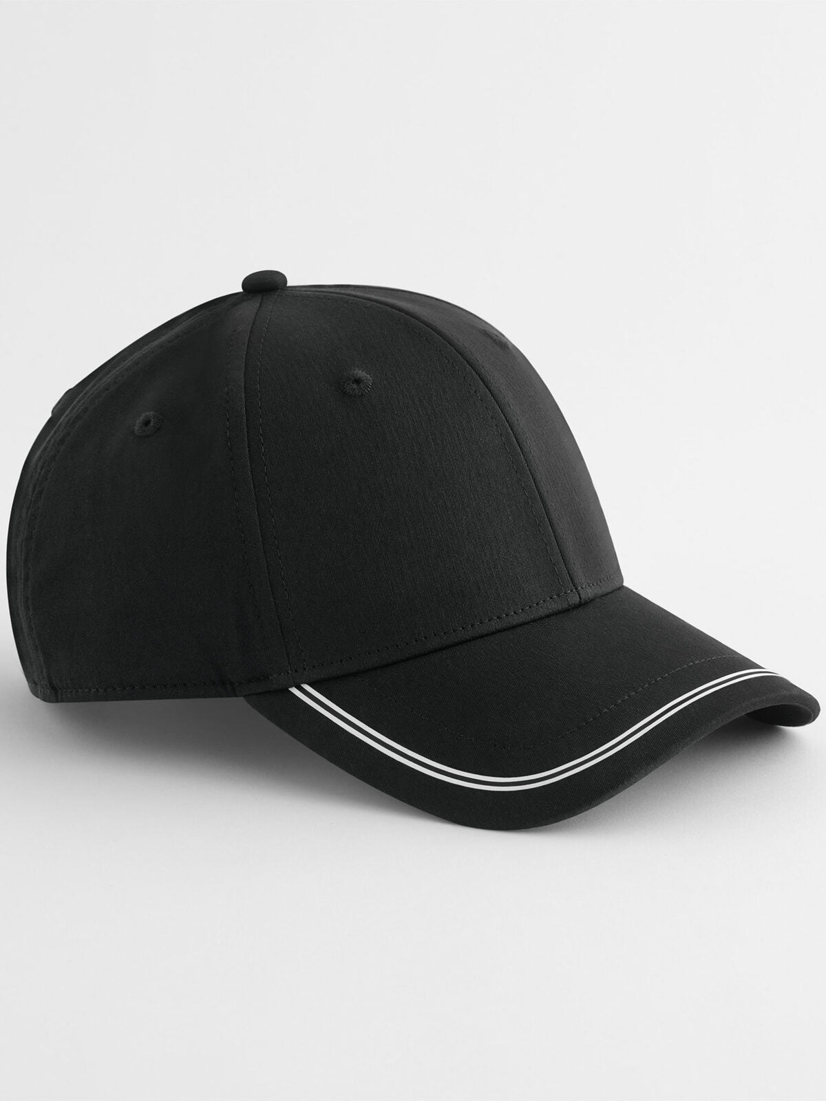 Baseball Caps Match day cap Schwarz/Weiß bestickbar und bedruckbar – LA1970