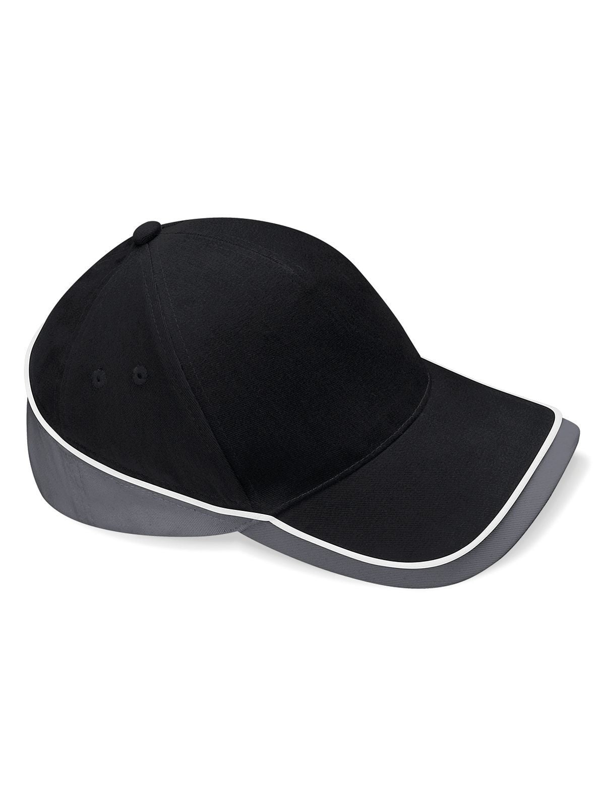 Baseball Caps Teamwear Competition Cap Schwarz/graphite Grau/Weiß bestickbar und bedruckbar – LA1970