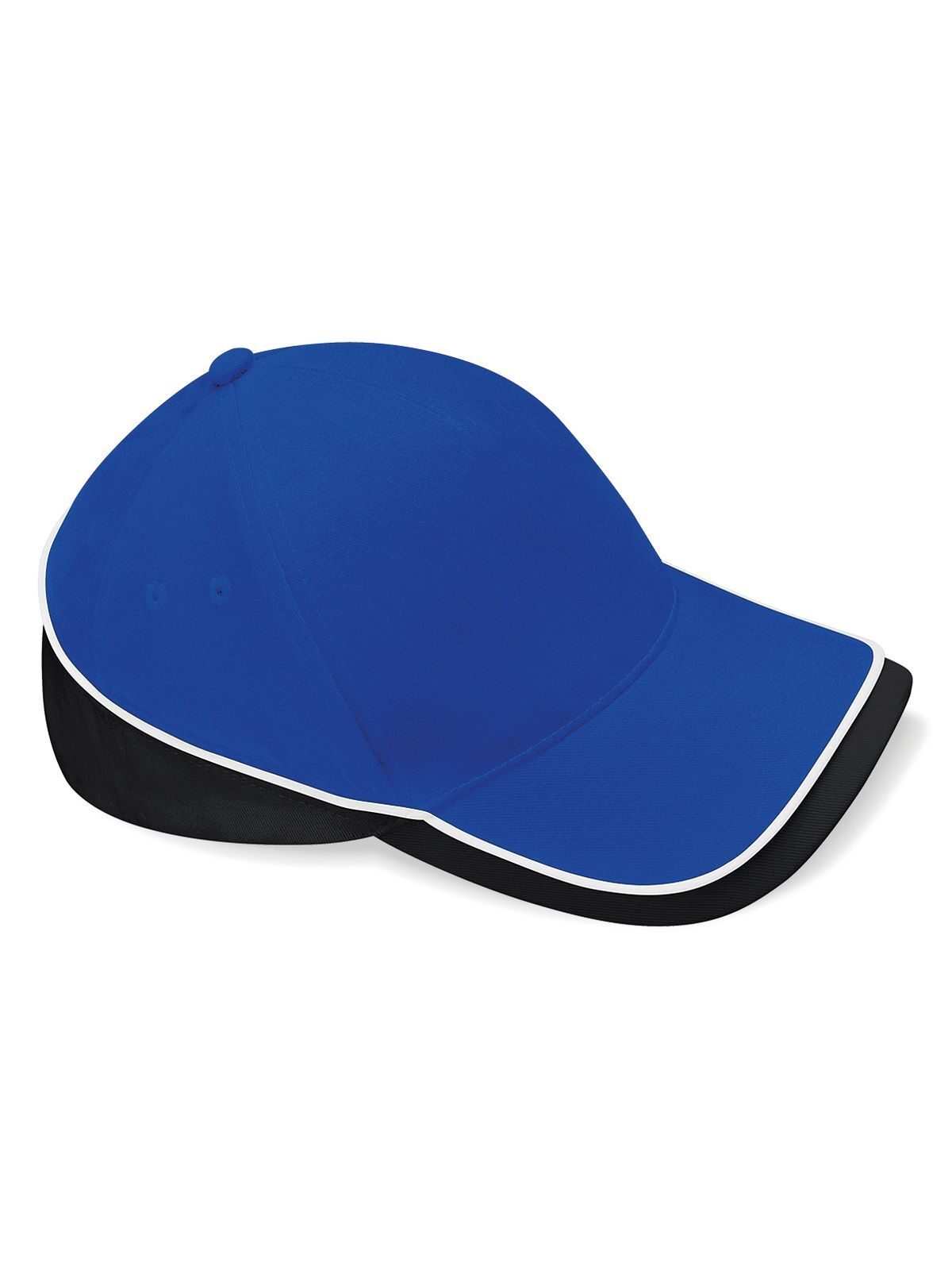 Baseball Caps Teamwear Competition Cap bright Royalblaublau/Schwarz/Weiß bestickbar und bedruckbar – LA1970
