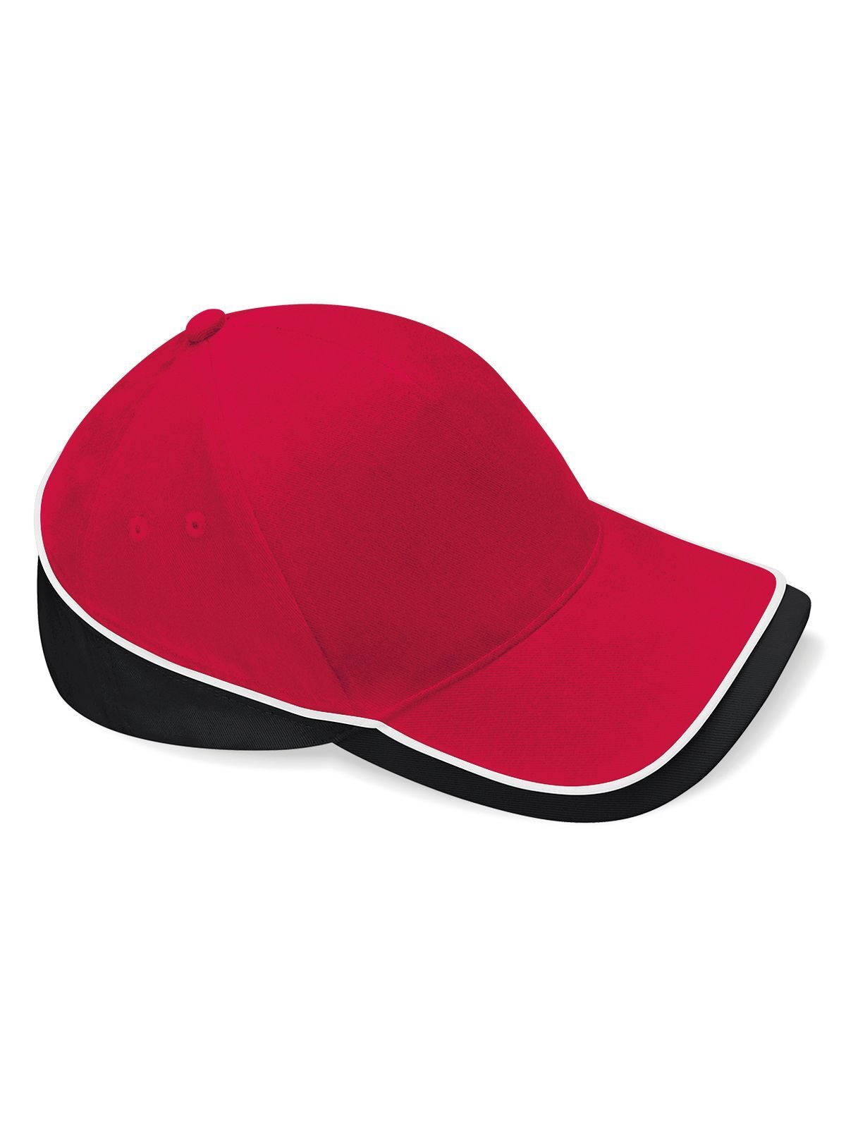 Baseball Caps Teamwear Competition Cap classic Rot/Schwarz/Weiß bestickbar und bedruckbar – LA1970