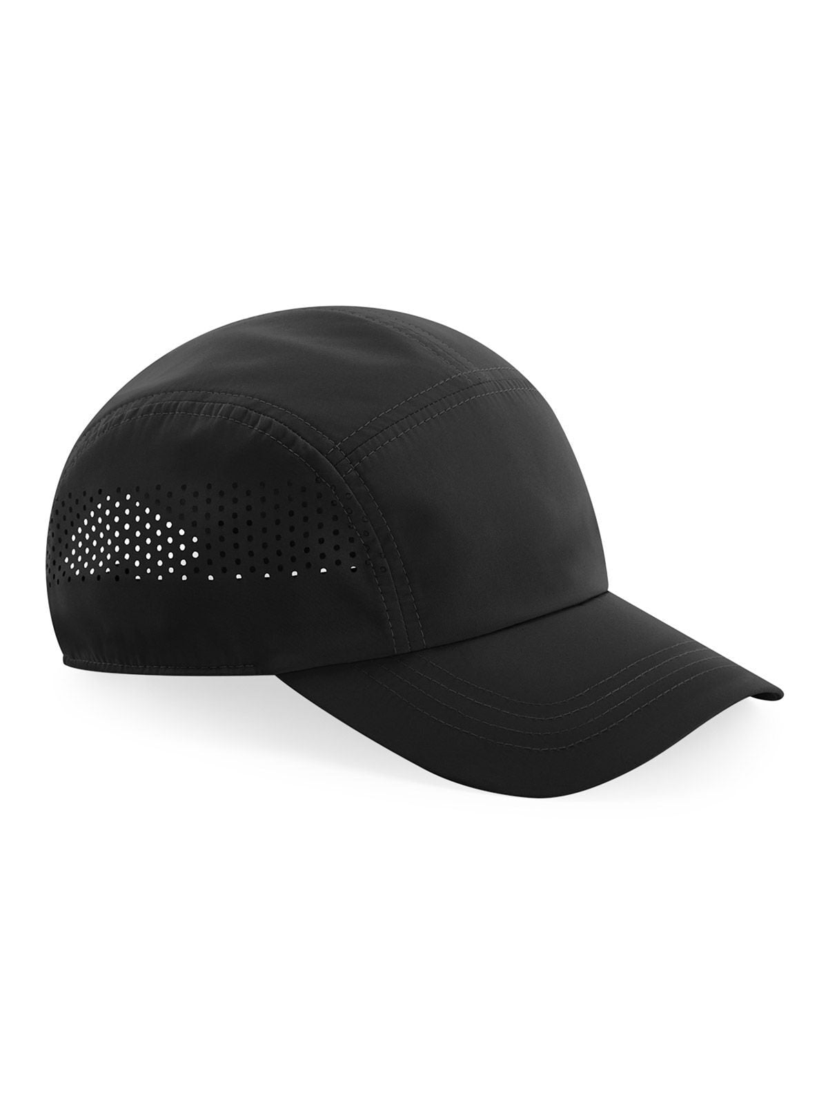 Baseball Caps Technical Running Cap Schwarz bestickbar und bedruckbar – LA1970