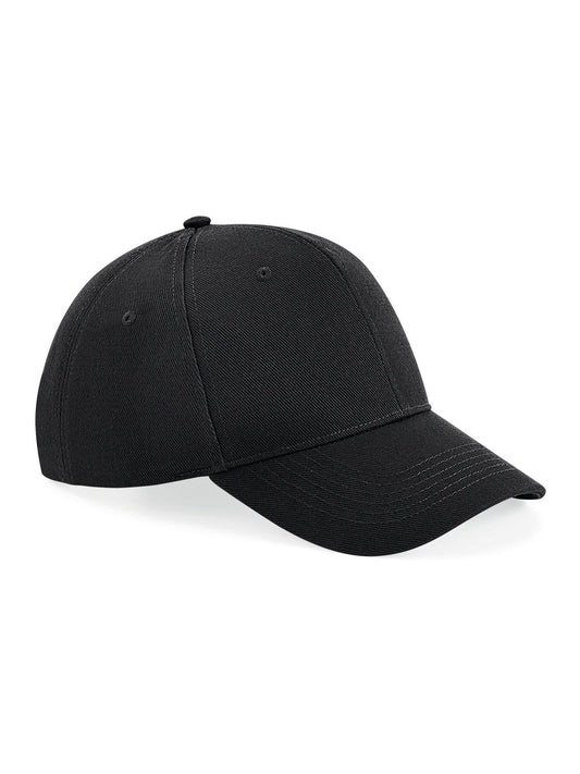 Baseball Caps Ultimate 6 Panel Cap Schwarz bestickbar und bedruckbar – LA1970