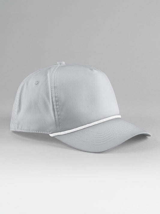 Baseball Caps Rope Detail Golf Cap light Grau/Weiß bestickbar und bedruckbar – LA1970