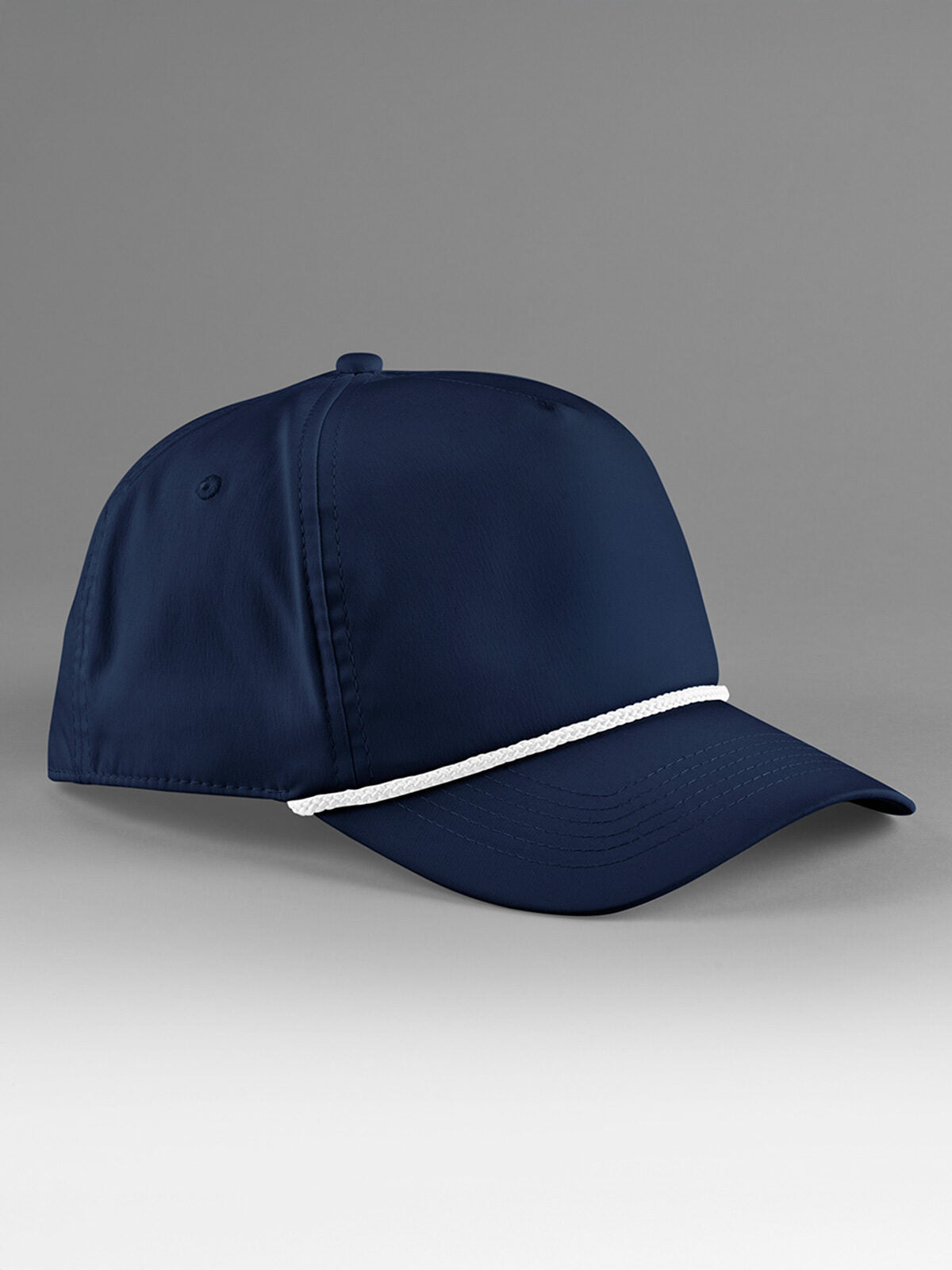 Baseball Caps Rope Detail Golf Cap Marineblau/Weiß bestickbar und bedruckbar – LA1970